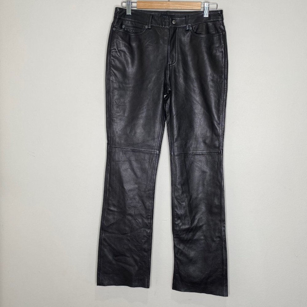 Guess Vintage Leather Bootcut Pants